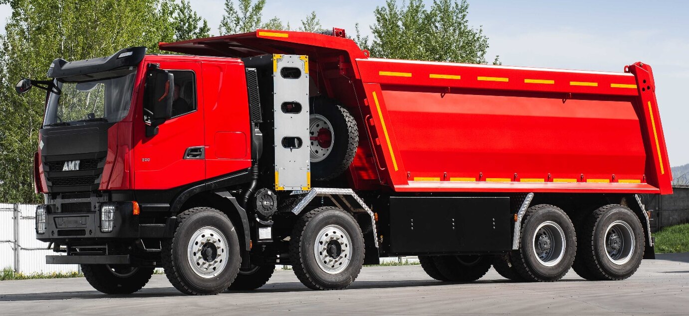 Самосвал AMT 758901 CNG 8х4 30 м³ на метане