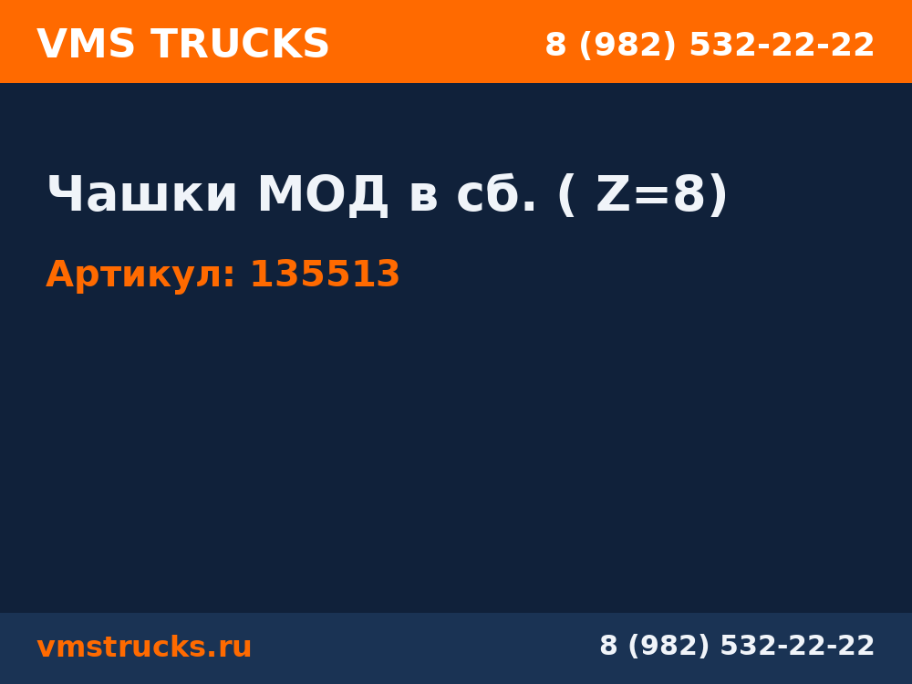 Чашки МОД в сб. ( Z=8) 135513