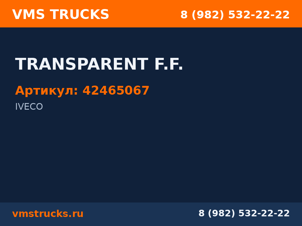 TRANSPARENT F.F. 42465067